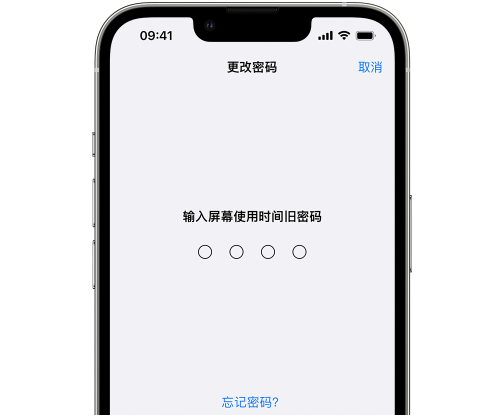 尉氏iPhone屏幕维修分享iPhone屏幕使用时间密码忘记了怎么办 