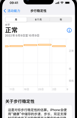 尉氏iPhone手机维修如何在iPhone开启'步行稳定性通知'